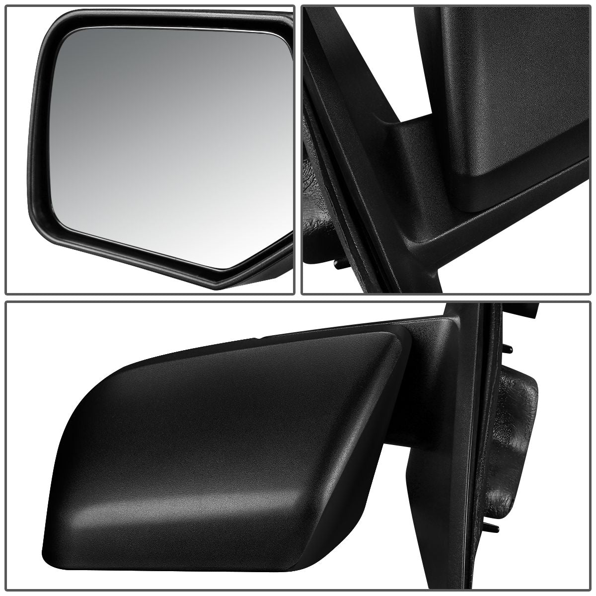 RETROVISOR MIRROR - OEM - 08-12 FORD ESCAPE / 08-11 MERCURY MARINER - POWERED - TEXTURED - BLACK - LEFT