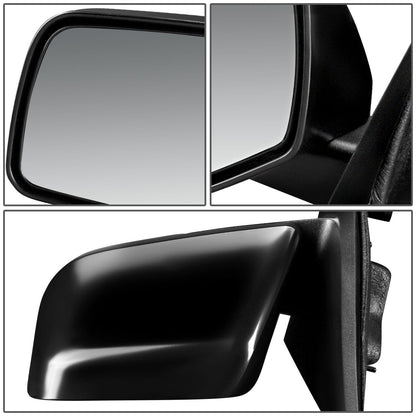 RETROVISOR MIRROR - OEM - 08-12 FORD ESCAPE / 08-11 MERCURY MARINER - POWERED - PAINTABLE - BLACK - LEFT