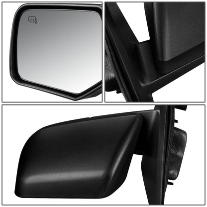 RETROVISOR MIRROR - OEM - 08-12 FORD ESCAPE / 08-11 MERCURY MARINER - POWERED - HEATED - TEXTURED - BLACK - LEFT