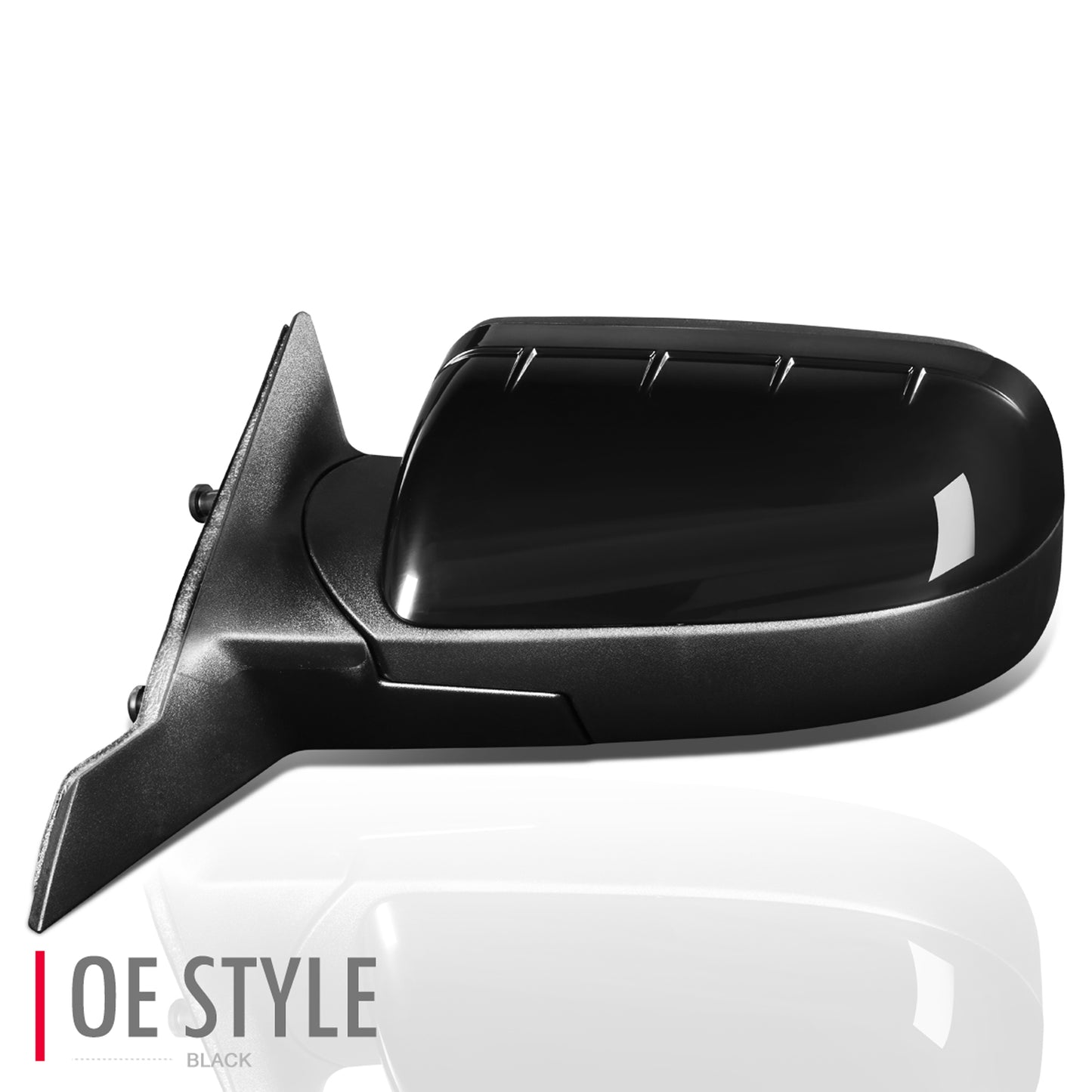 RETROVISOR MIRROR - OEM - 08-09 FORD TAURUS - POWERED - PAINTABLE - BLACK - LEFT