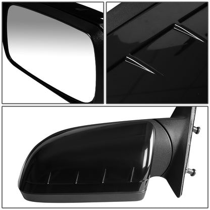 RETROVISOR MIRROR - OEM - 08-09 FORD TAURUS - POWERED - PAINTABLE - BLACK - LEFT