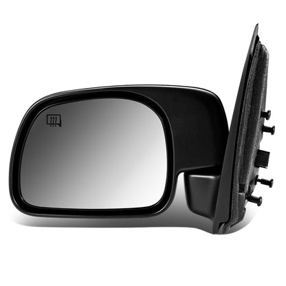 RETROVISOR MIRROR - OEM - 99-04 FORD F-350 / 00-05 FORD EXCURSION - POWERED - HEATED - FOLDING - TEXTURED - BLACK - LEFT