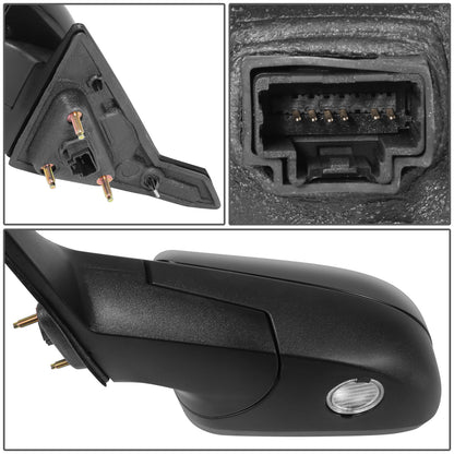 RETROVISOR MIRROR - OE STYLE - FORD TAURUS 08-09 - MERCURY SABLE 08-09 - WITH POWER WITH HEATED GLASS - DRIVER SIDE - PAINT TO MATCH - BLACK