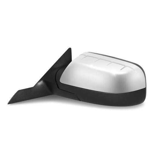 RETROVISOR MIRROR - OE STYLE - FORD TAURUS 08-09 - WITH POWER WITH HEATED GLASS CHROME COVER - DRIVER SIDE - SMOOTH - CHROME / BLACK