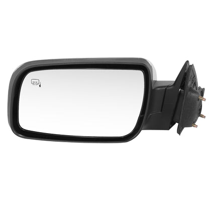 RETROVISOR MIRROR - OE STYLE - FORD TAURUS 08-09 - WITH POWER WITH HEATED GLASS CHROME COVER - DRIVER SIDE - SMOOTH - CHROME / BLACK