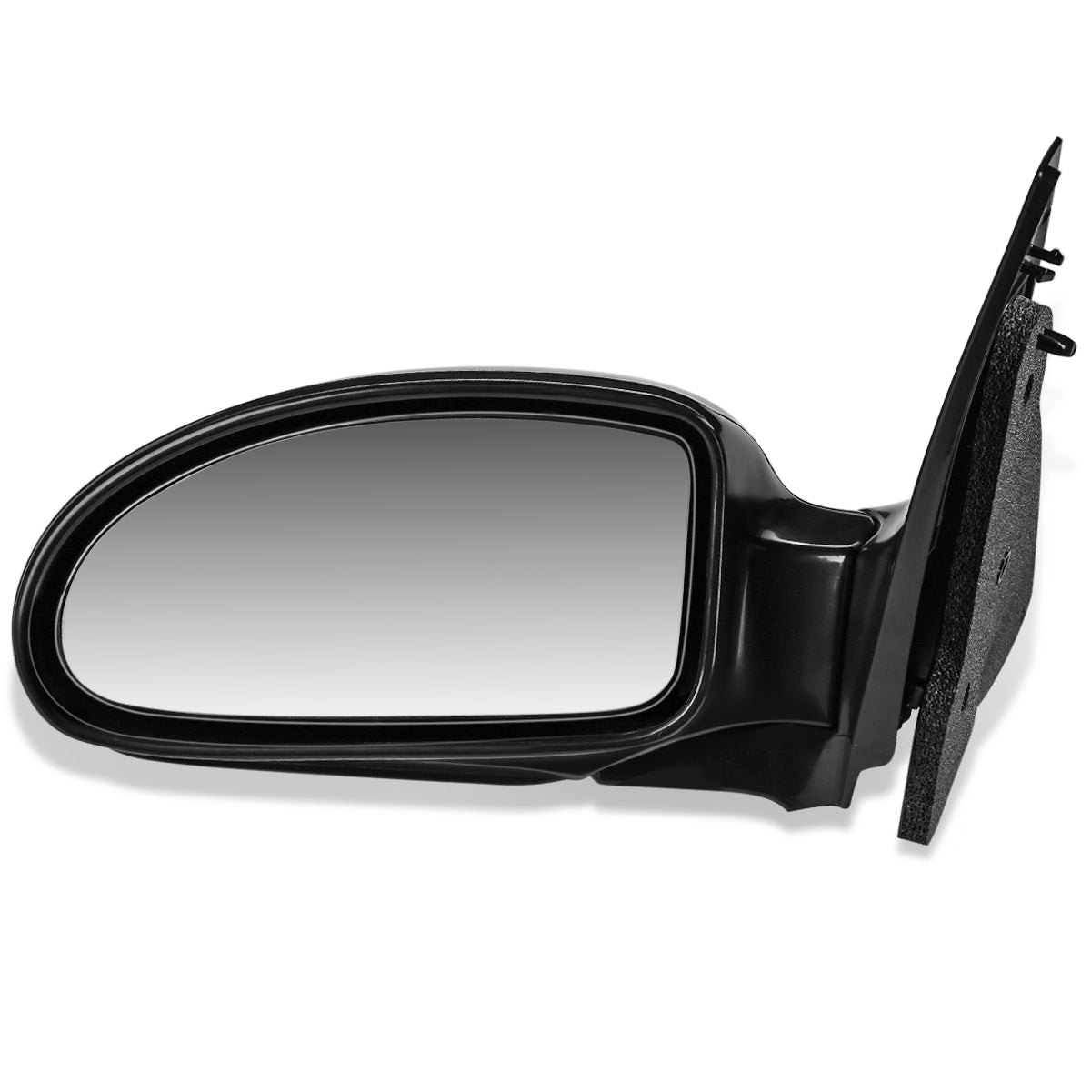 RETROVISOR MIRROR - OEM - 02-07 FORD FOCUS - POWERED - HEATED - PAINTABLE - BLACK - LEFT