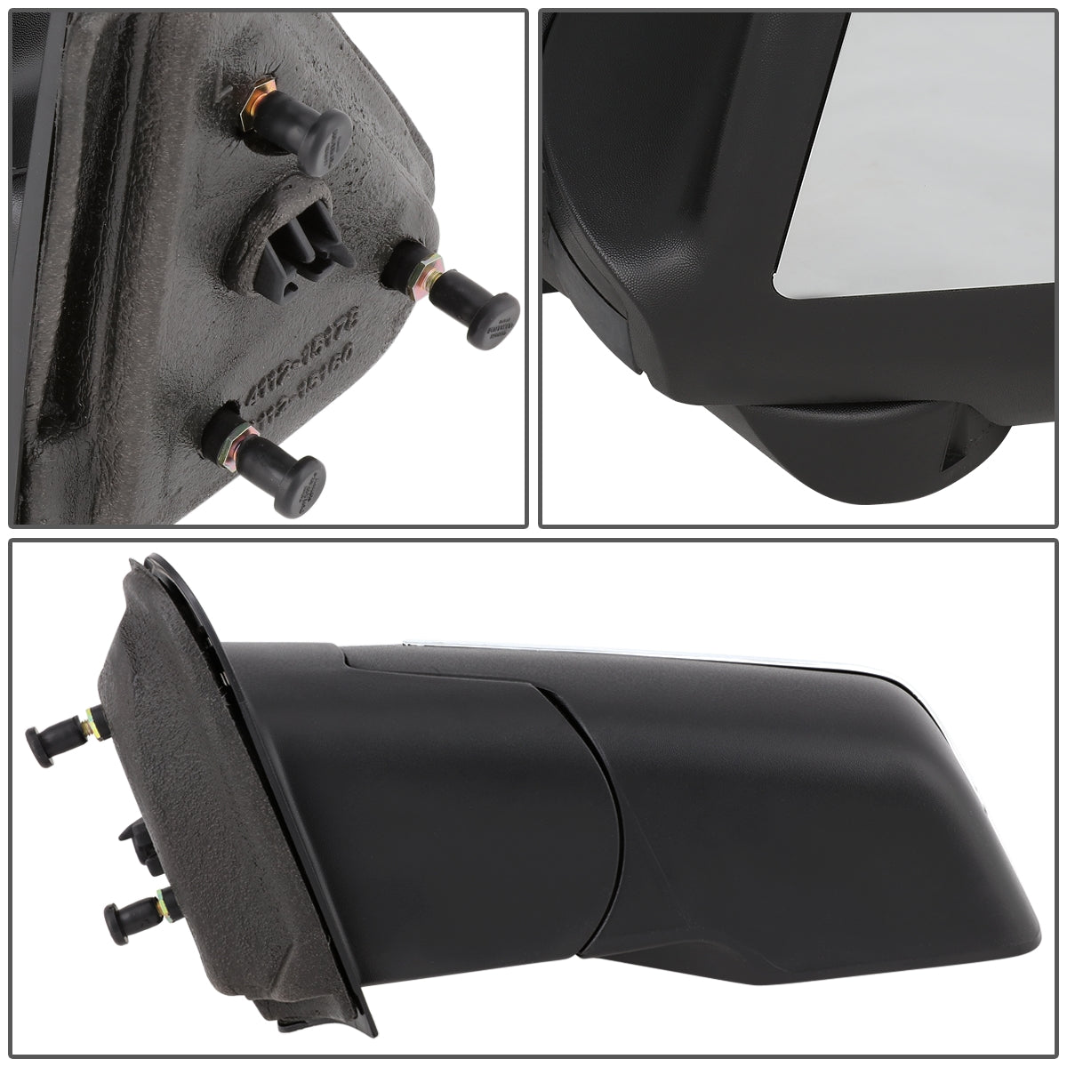 RETROVISOR MIRROR - OEM - 06-11 FORD RANGER - MANUAL - CHROME - LEFT