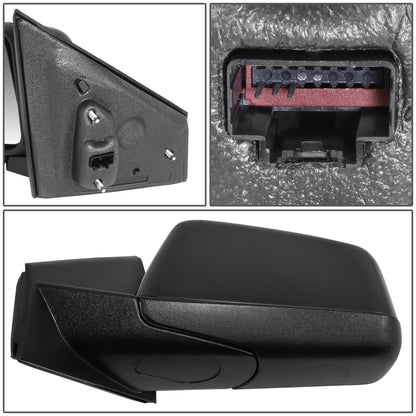 RETROVISOR MIRROR - OE STYLE - FORD EDGE 07 - WITH POWER GLOSS COVER - DRIVER SIDE - PAINT TO MATCH - BLACK