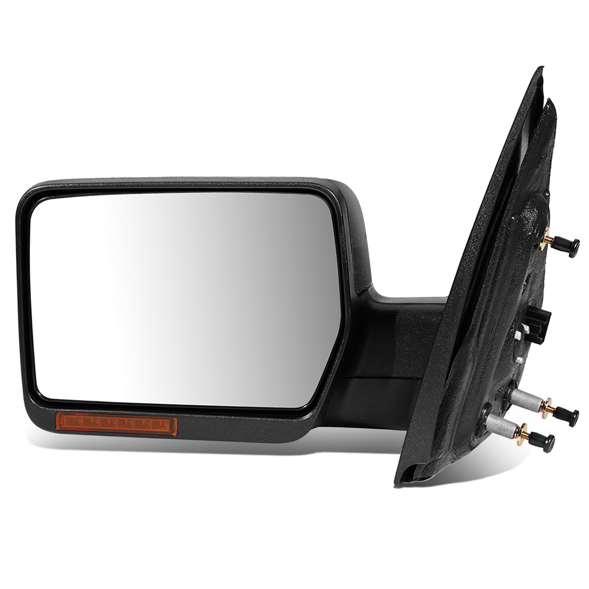 RETROVISOR MIRROR - OEM - 04-08 FORD F-150 - POWERED - HEATED - W/ SIGNAL - TEXTURED - LEFT