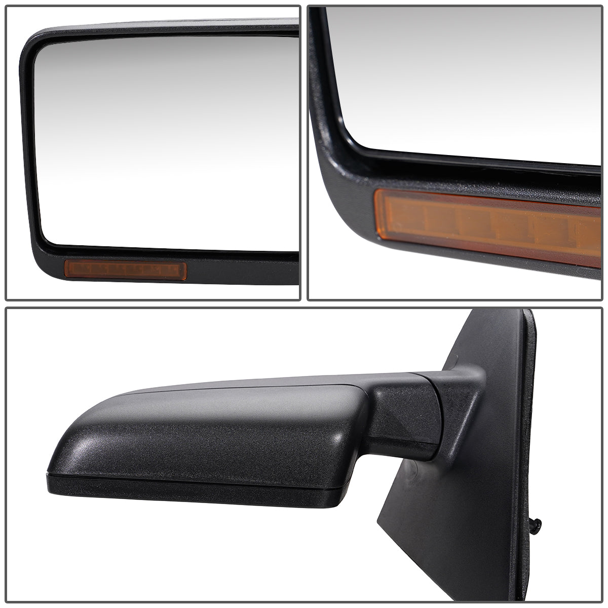 RETROVISOR MIRROR - OEM - 04-08 FORD F-150 - POWERED - HEATED - W/ SIGNAL - TEXTURED - LEFT