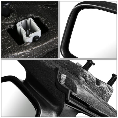 RETROVISOR MIRROR - OEM - 06-10 FORD FUSION / 06-10 MERCURY MILAN - POWERED - TEXTURED - BLACK - LEFT