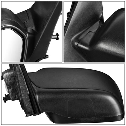 RETROVISOR MIRROR - OEM - 06-10 FORD FUSION / 06-10 MERCURY MILAN - POWERED - HEATED - TEXTURED - BLACK - LEFT