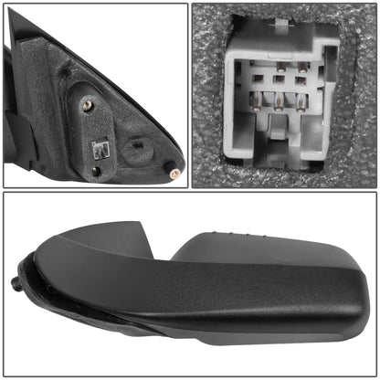 RETROVISOR MIRROR - OE STYLE - FORD FOCUS 08-11 - WITH POWER WITH HEATED GLASS TEXTURE COVER - DRIVER SIDE - PAINT TO MATCH - BLACK