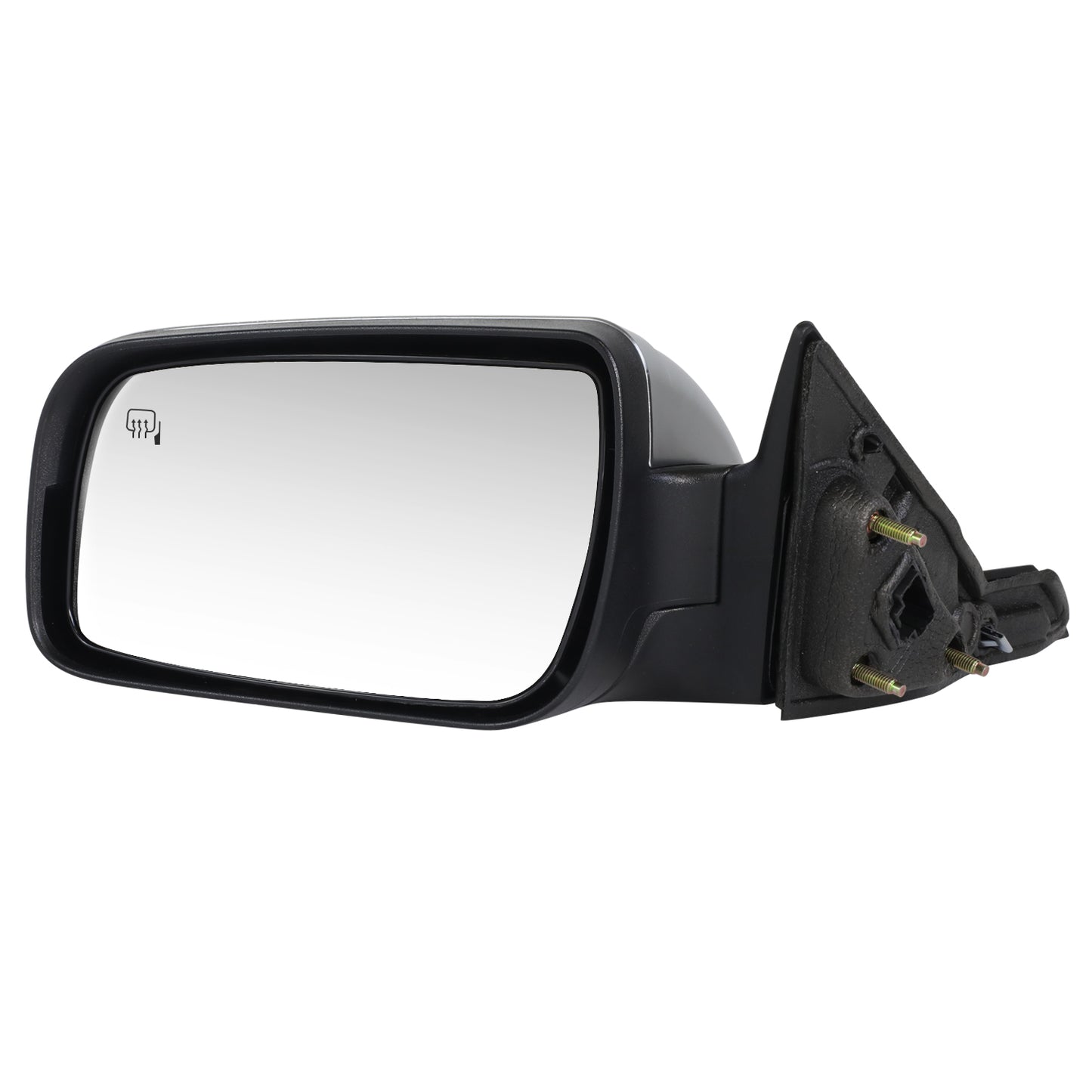 RETROVISOR MIRROR - OE STYLE - MERCURY SABLE 2008-2009 - WITH POWER WITH HEATED GLASS CHROME COVER - DRIVER LEFT SIDE - CHROME / BLACK
