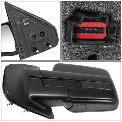 RETROVISOR MIRROR - OE STYLE - FORD F-150 09-10 - WITH POWER - PASSENGER SIDE - PAINT TO MATCH - BLACK