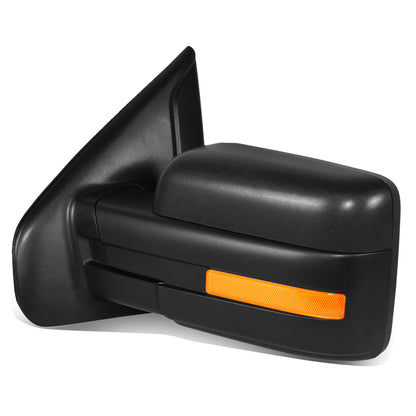 RETROVISOR MIRROR - OE STYLE - FORD F-150 09-10 - WITH POWER WITH HEATED WITH SIGNAL - DRIVER SIDE - PAINT TO MATCH - BLACK