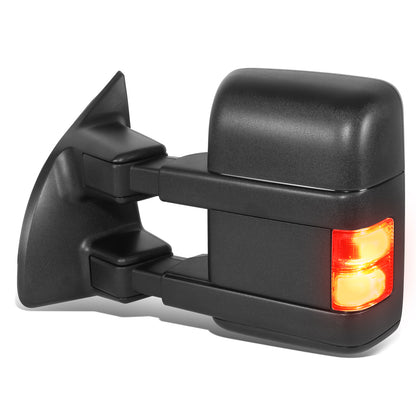 RETROVISOR MIRROR - OE STYLE - FORD F-250 SUPER DUTY 08-10 - FORD F-350 SUPER DUTY 08-10 - DUAL MIRROR WITH HEATED WITH POWER WITH SIGNAL WITH MEMORY - DRIVER SIDE - PAINT TO MATCH - BLACK