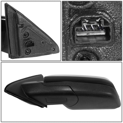 RETROVISOR MIRROR - OE STYLE - FORD FLEX 09-12 - WITH POWER WITH HEATED GLASS - DRIVER SIDE - PAINT TO MATCH - BLACK