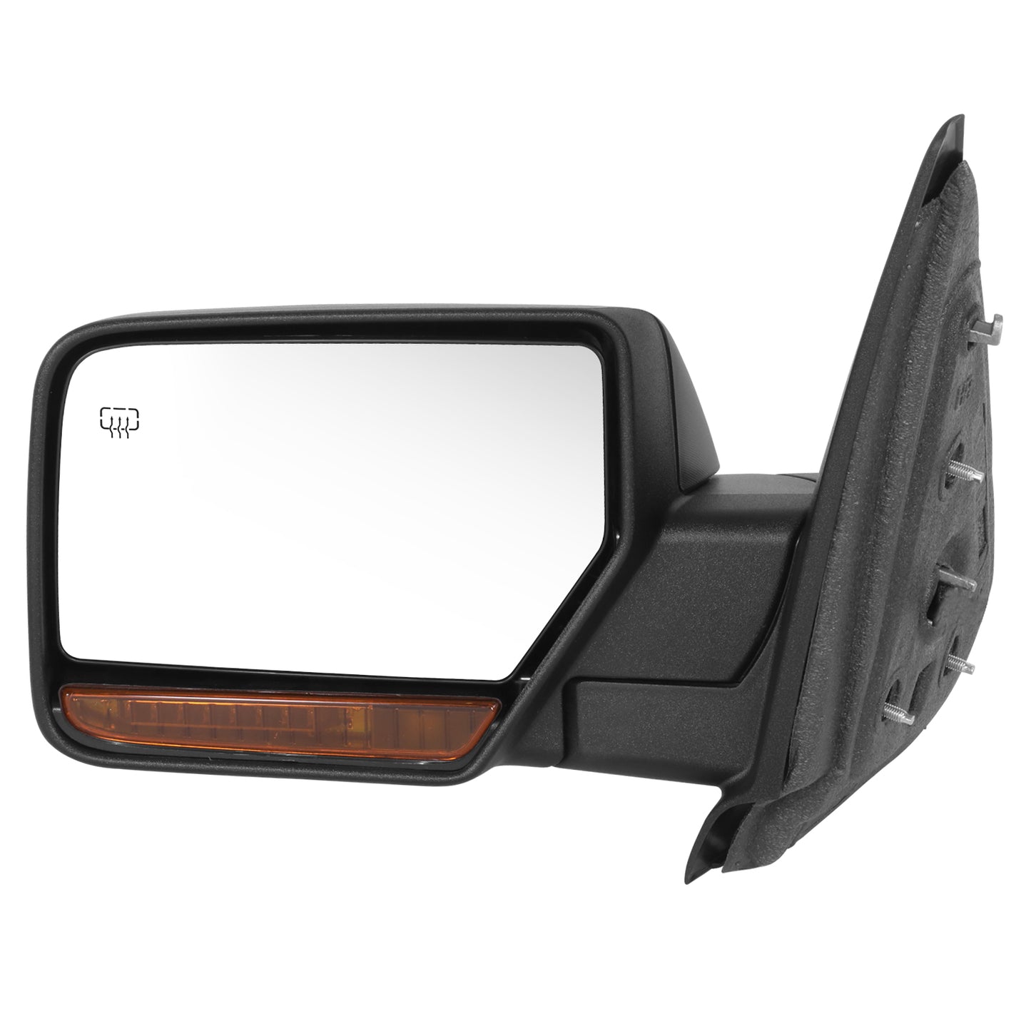 RETROVISOR MIRROR - OE STYLE - FORD EXPEDITION 07-10 - WITH POWER WITH HEATED WITH SIGNAL - DRIVER SIDE - PAINT TO MATCH - BLACK