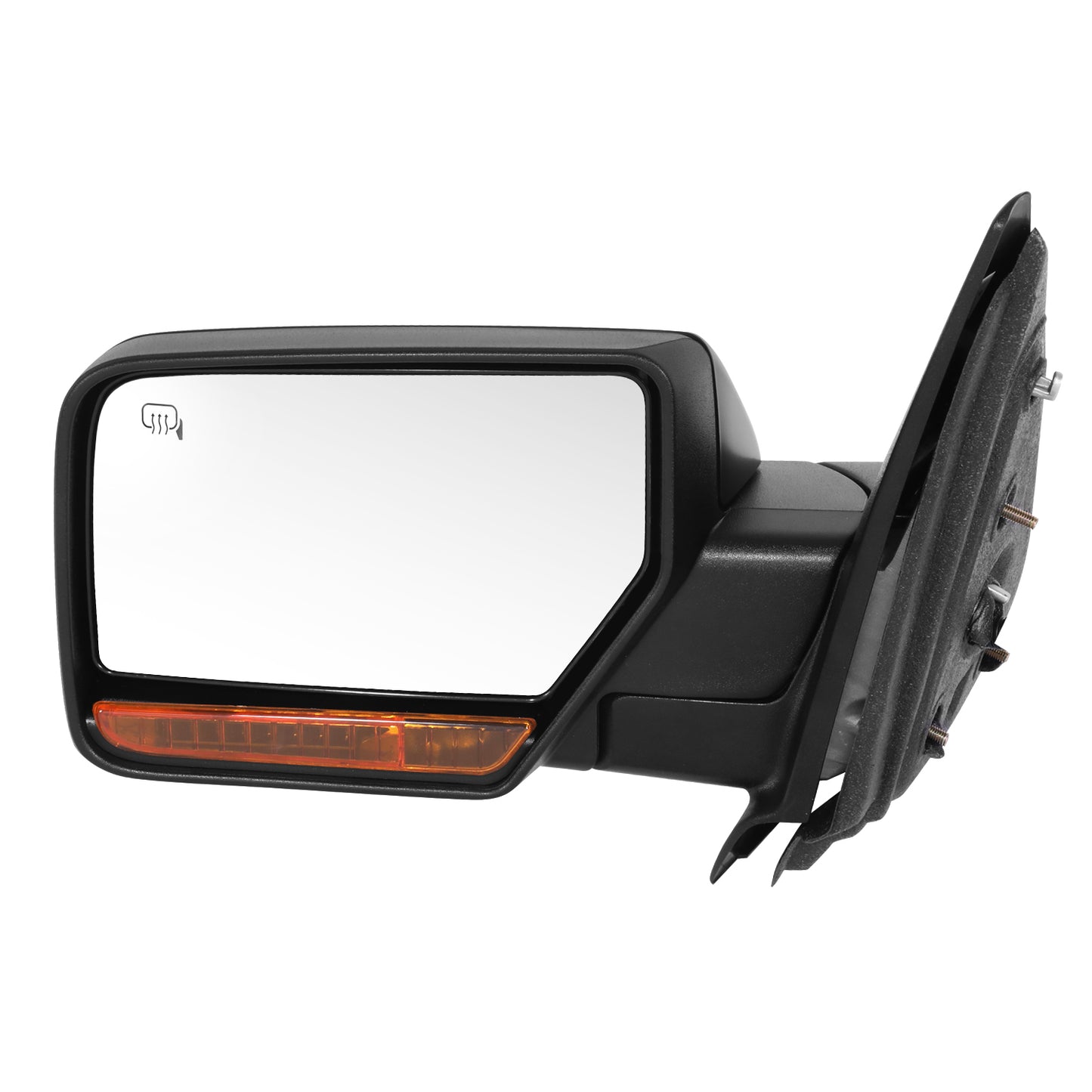 RETROVISOR MIRROR - OE STYLE - FORD EXPEDITION 2009-2010 - LINCOLN NAVIGATOR 2009-2011 - WITH POWER FOLD WITH HEATED WITH SIGNAL - DRIVER LEFT SIDE - BLACK