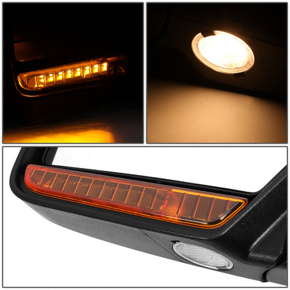 RETROVISOR MIRROR - OE STYLE - FORD EXPEDITION 2009-2010 - LINCOLN NAVIGATOR 2009-2011 - WITH POWER FOLD WITH HEATED WITH SIGNAL - DRIVER LEFT SIDE - BLACK