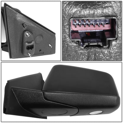 RETROVISOR MIRROR - OE STYLE - FORD EDGE 07 - WITH POWER WITH HEATED WITH MEMORY WITH PUDDLE - DRIVER SIDE - PAINT TO MATCH - BLACK