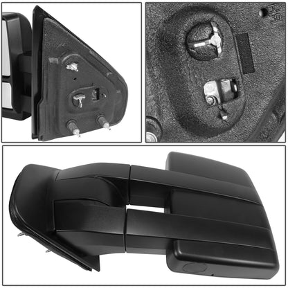 RETROVISOR MIRROR - OE STYLE - FORD F-150 04-14 - DUAL MIRROR - DRIVER SIDE - PAINT TO MATCH - BLACK