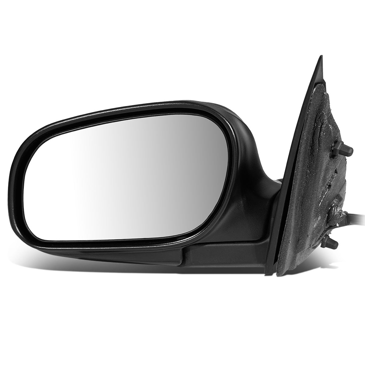 RETROVISOR MIRROR - OEM - 98-02 FORD CROWN VICTORIA - POWERED - FOLDING - BLACK MATERIAL - LEFT