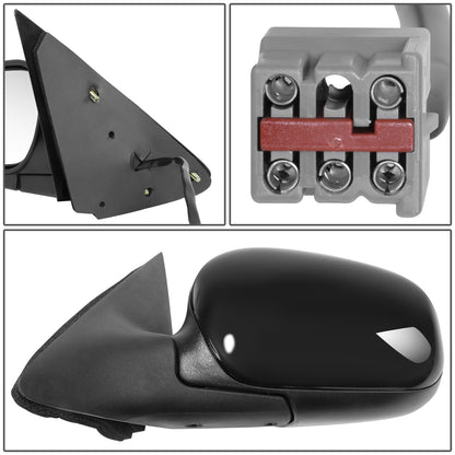 RETROVISOR MIRROR - OE STYLE - FORD CROWN VICTORIA 09-11 - MERCURY GRAND MARQUIS 09-10 - WITH POWER WITH HEATED GLASS - DRIVER SIDE - PAINT TO MATCH - BLACK