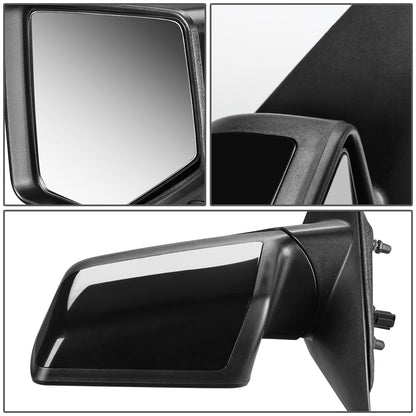 RETROVISOR MIRROR - OEM - 06-11 FORD RANGER - POWERED - PAINTABLE - BLACK - LEFT