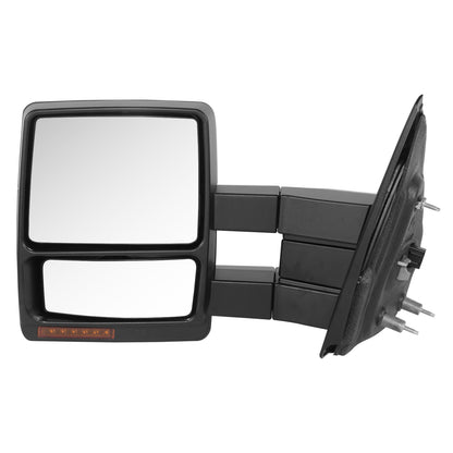 RETROVISOR MIRROR - OE STYLE - FORD F-150 11-12 - WITH POWER WITH HEATED WITH TURN SIGNAL - DRIVER SIDE - PAINT TO MATCH - BLACK