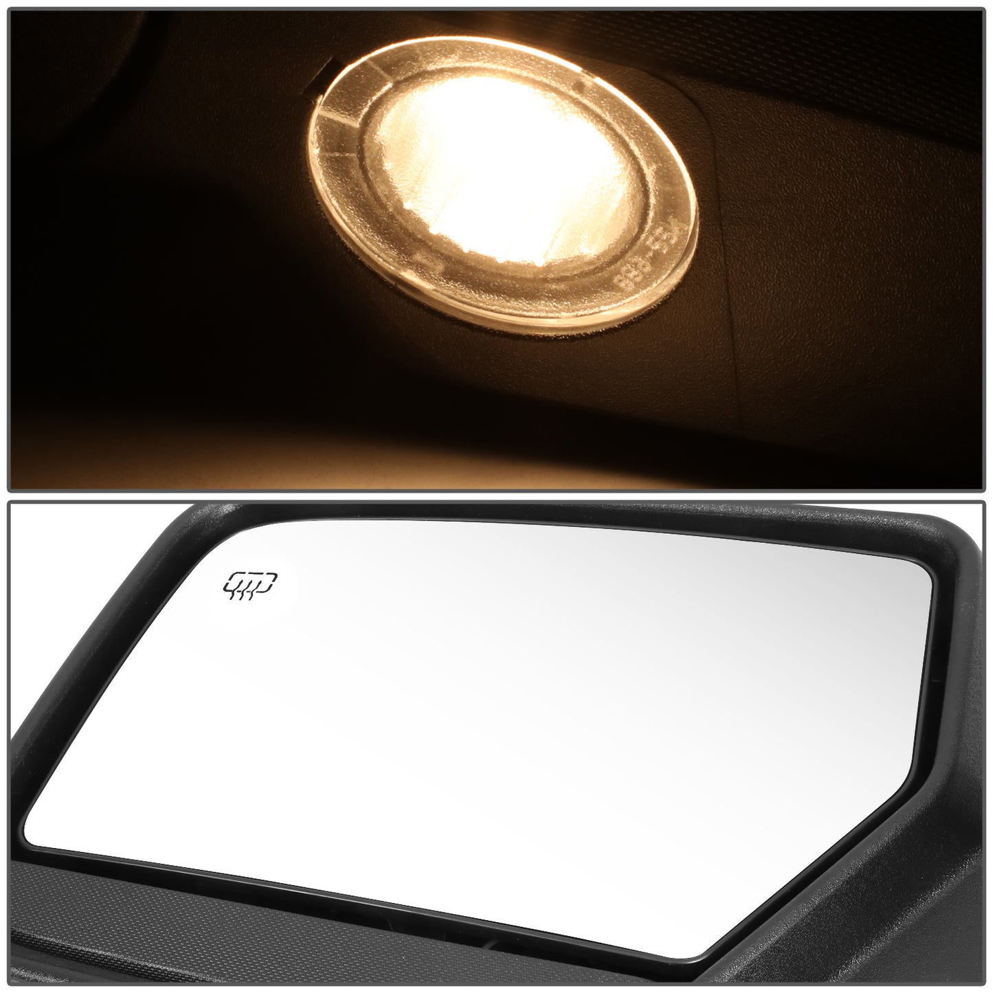 RETROVISOR MIRROR - OE STYLE - FORD EXPEDITION 11 - WITH POWER WITH HEATED GLASS - DRIVER SIDE - PAINT TO MATCH - BLACK
