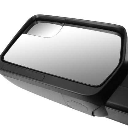 RETROVISOR MIRROR - OE STYLE - FORD F-150 11-14 - WITH POWER WITH SIGNAL WITH BLIND SPOT MIRROR - DRIVER SIDE - PAINT TO MATCH - BLACK