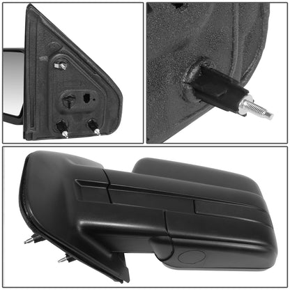 RETROVISOR MIRROR - OE STYLE - FORD F-150 11-14 - DRIVER SIDE - PAINT TO MATCH - BLACK