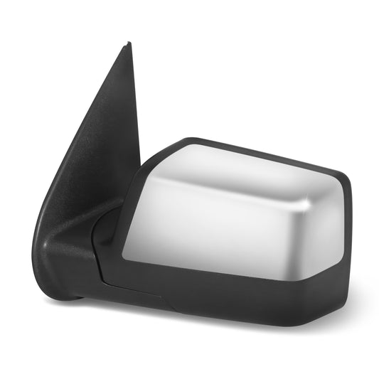 RETROVISOR MIRROR - OE STYLE - FORD EXPLORER 06-10 - FORD EXPLORER SPORT TRAC 07-10 - WITH POWER WITH CHROME COVER - DRIVER SIDE - SMOOTH - CHROME / BLACK