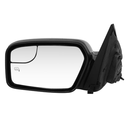 RETROVISOR MIRROR - OE STYLE - FORD FUSION 2011-2012 - WITH POWER WITH HEATED GLASS WITH BLIND SPOT MIRROR WITH TEXTURED COVER - DRIVER LEFT SIDE - BLACK