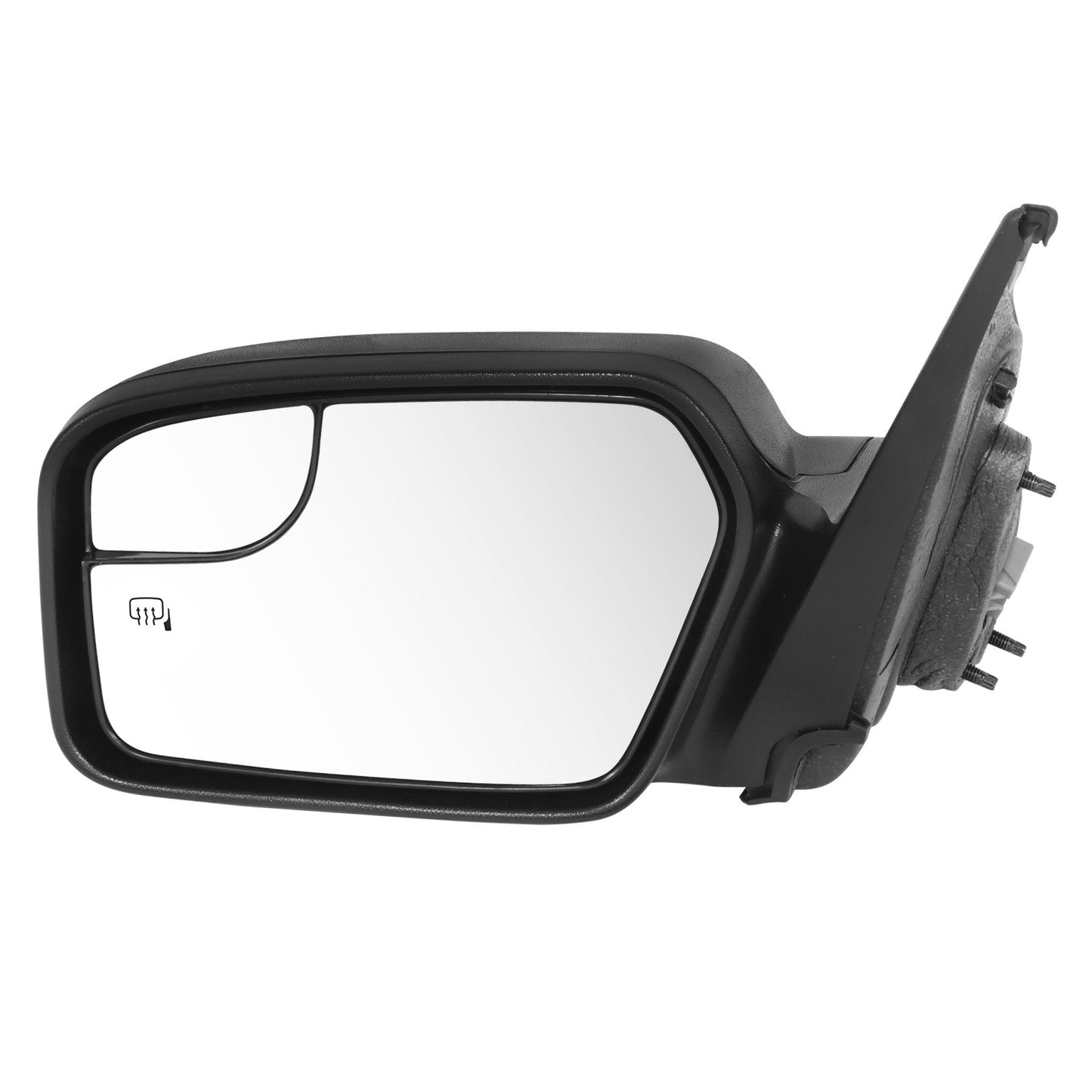 RETROVISOR MIRROR - OE STYLE - FORD FUSION 11-12 - WITH POWER WITH HEATED GLASS WITH BLIND SPOT MIRROR WITH PUDDLE LIGHT WITH TEXTURED COVER - DRIVER SIDE - PAINT TO MATCH - BLACK