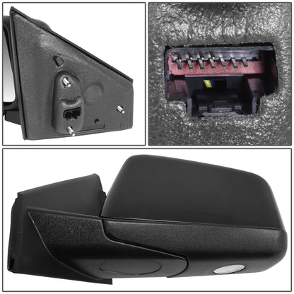 RETROVISOR MIRROR - OE STYLE - LINCOLN MKX 11 - WITH POWER WITH HEATED GLASS WITH BLIND SPOT MIRROR WITH MEMORY - DRIVER SIDE - PAINT TO MATCH - BLACK