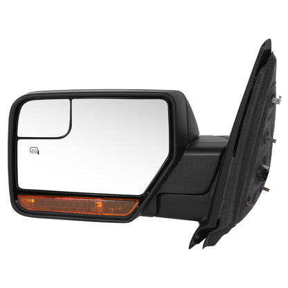 RETROVISOR MIRROR - OE STYLE - FORD EXPEDITION 12-17 - WITH POWER WITH HEATED WITH SIGNAL - DRIVER SIDE - PAINT TO MATCH - BLACK