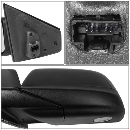 RETROVISOR MIRROR - OE STYLE - FORD EDGE 09-11 - WITH POWER WITH HEATED WITH BLIND SPOT WITH MEMORY - DRIVER SIDE - PAINT TO MATCH - BLACK