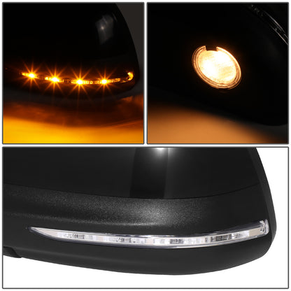 RETROVISOR MIRROR - OE STYLE - FORD EDGE 12-14 - WITH POWER WITH HEATED WITH BLIND SPOT WITH TURN SIGNAL - DRIVER SIDE - PAINT TO MATCH - BLACK