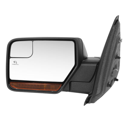 RETROVISOR MIRROR - OE STYLE - FORD EXPEDITION 12-14 - LINCOLN NAVIGATOR 12-14 - WITH POWER FOLD WITH HEATED WITH SIGNAL WITH MEMORY - DRIVER SIDE - PAINT TO MATCH - BLACK