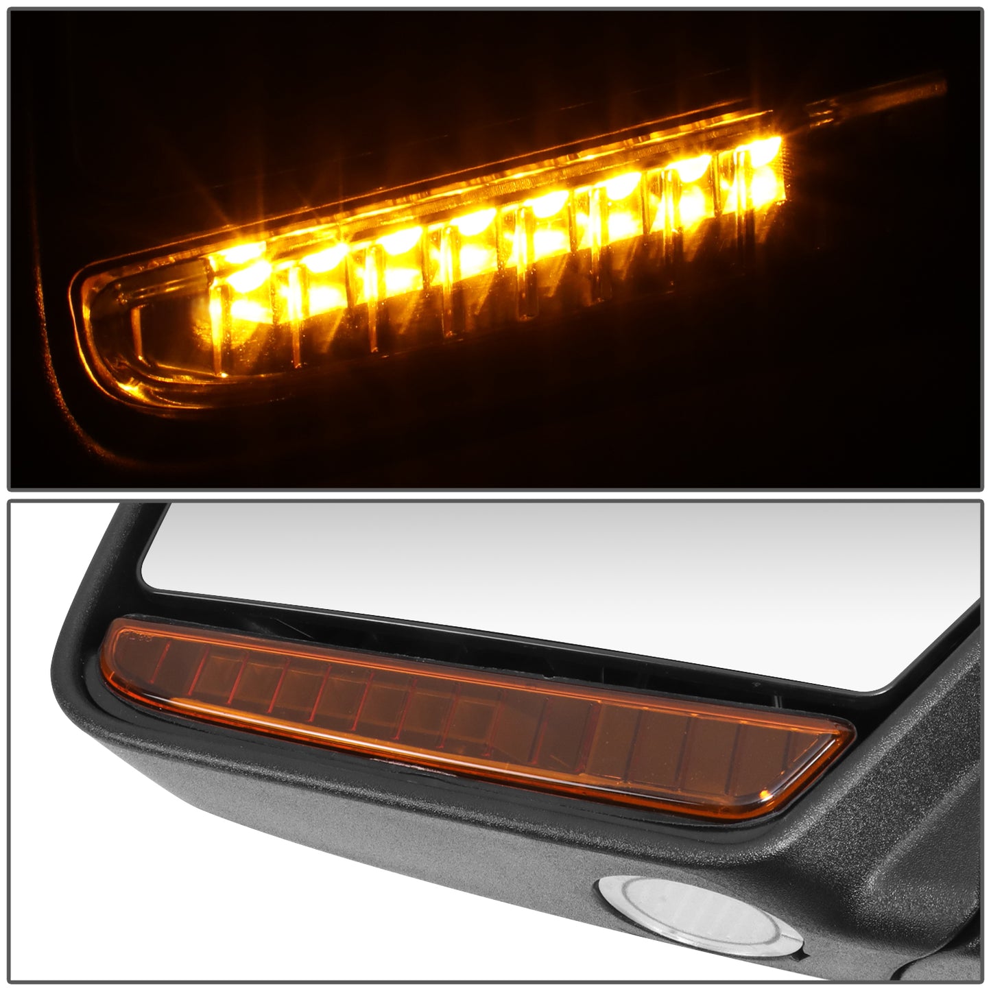 RETROVISOR MIRROR - OE STYLE - FORD EXPEDITION 12-14 - LINCOLN NAVIGATOR 12-14 - WITH POWER FOLD WITH HEATED WITH SIGNAL WITH MEMORY - DRIVER SIDE - PAINT TO MATCH - BLACK