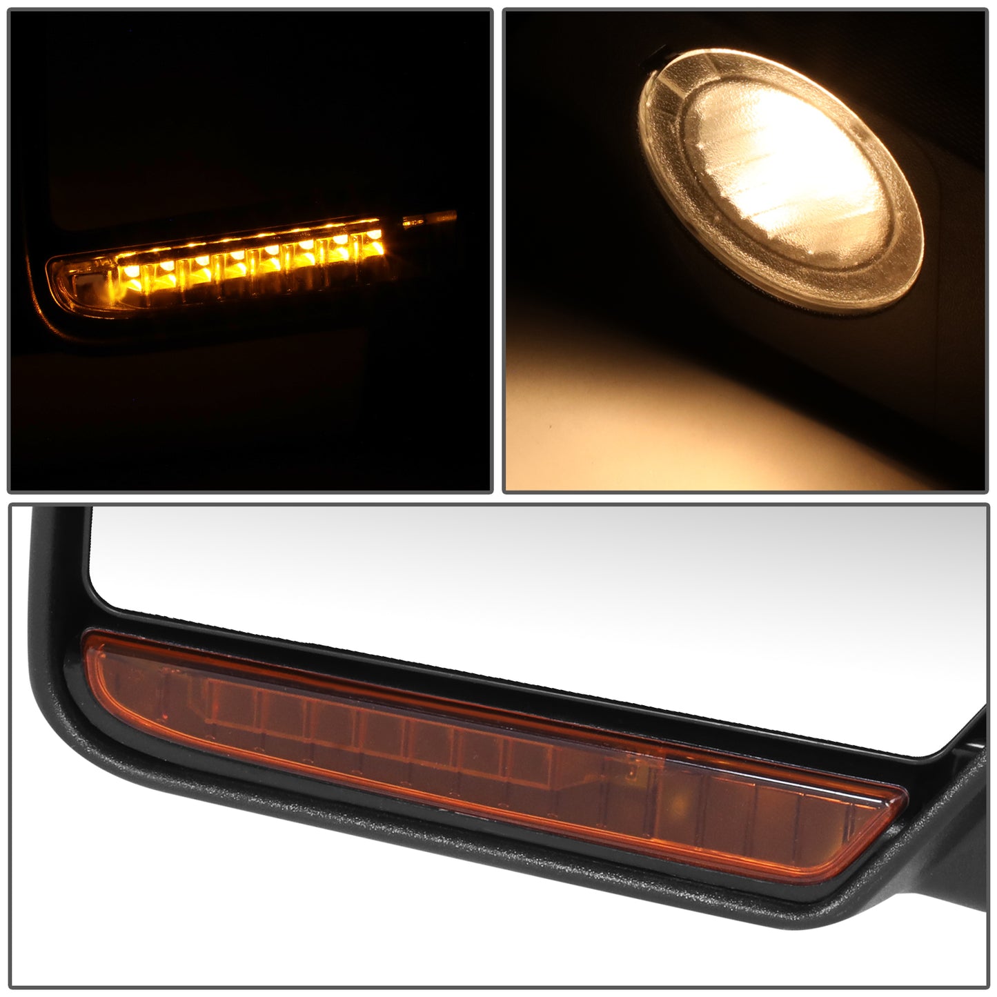 RETROVISOR MIRROR - FORD EXPEDITION 2015-2017 - WITH POWER FOLD - WITH HEATED - WITH BLIND SPOT TEXTURED COVER - OE STYLE - DRIVER LEFT SIDE