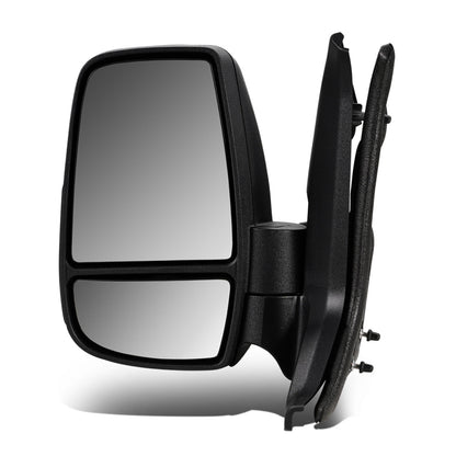 RETROVISOR MIRROR - OEM - 15-19 FORD TRANSIT 150, 250, 350 - MANUAL - FOLDING - TEXTURED - BLACK - LEFT