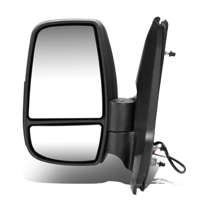 RETROVISOR MIRROR - OEM - 15-19 FORD TRANSIT 150, 250, 350 - POWERED - FOLDING - TEXTURED - BLACK