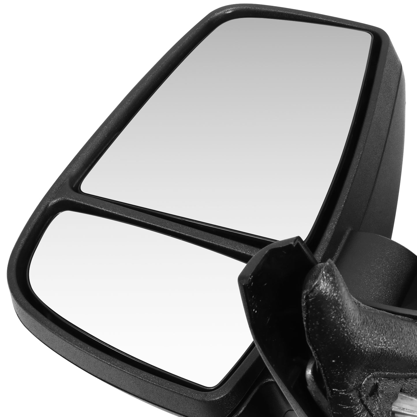 RETROVISOR MIRROR - OE STYLE - FORD TRANSIT 150 18-19 - FORD TRANSIT 250 18-19 - FORD TRANSIT 350 18-19 - WITH POWER SHORT ARM LOW ROOF - DRIVER SIDE - PAINT TO MATCH - BLACK