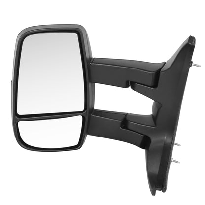 RETROVISOR MIRROR - OE STYLE - FORD TRANSIT 150 2015-2019 - FORD TRANSIT 250 2015-2019 - FORD TRANSIT 350 2015-2019 - WITH HIGH ROOF LONG ARM - DRIVER LEFT SIDE - BLACK