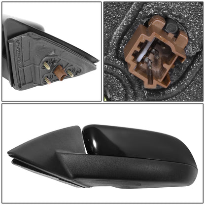 RETROVISOR MIRROR - OE STYLE - FORD MUSTANG 10-12 - WITH POWER GLOSS COVER - DRIVER SIDE - PAINT TO MATCH - BLACK