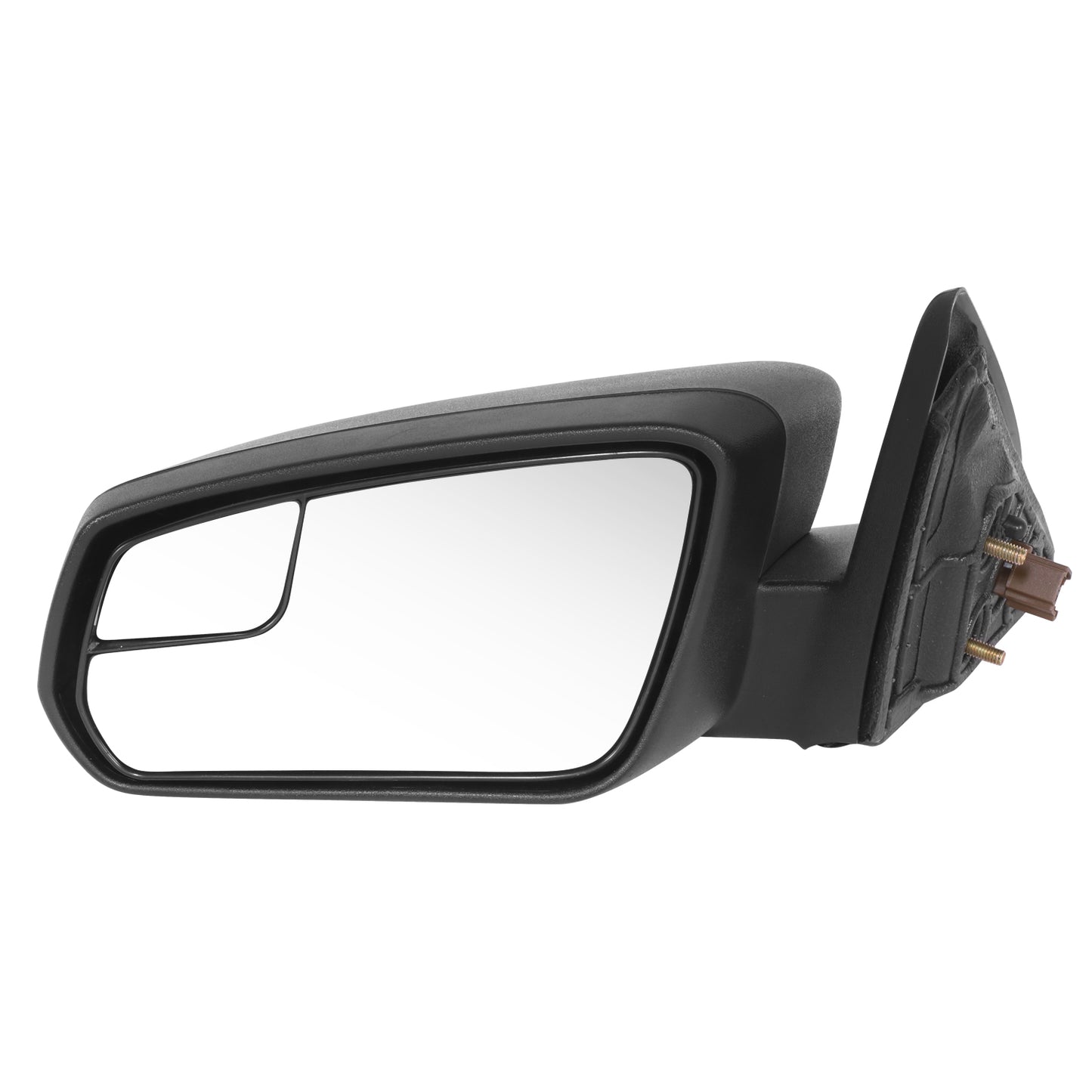 RETROVISOR MIRROR - OE STYLE - FORD MUSTANG 10-12 - WITH POWER WITH BLIND SPOT MIRROR TEXTURED COVER - DRIVER SIDE - PAINT TO MATCH - BLACK